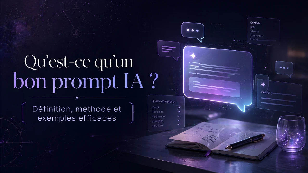 Qu’est-ce qu’un bon prompt IA ? Définition, méthode et exemples efficaces