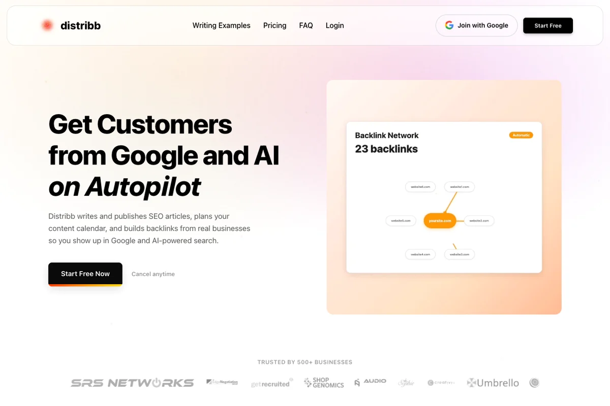 Interface de l'outil Distribb - Avis et Test