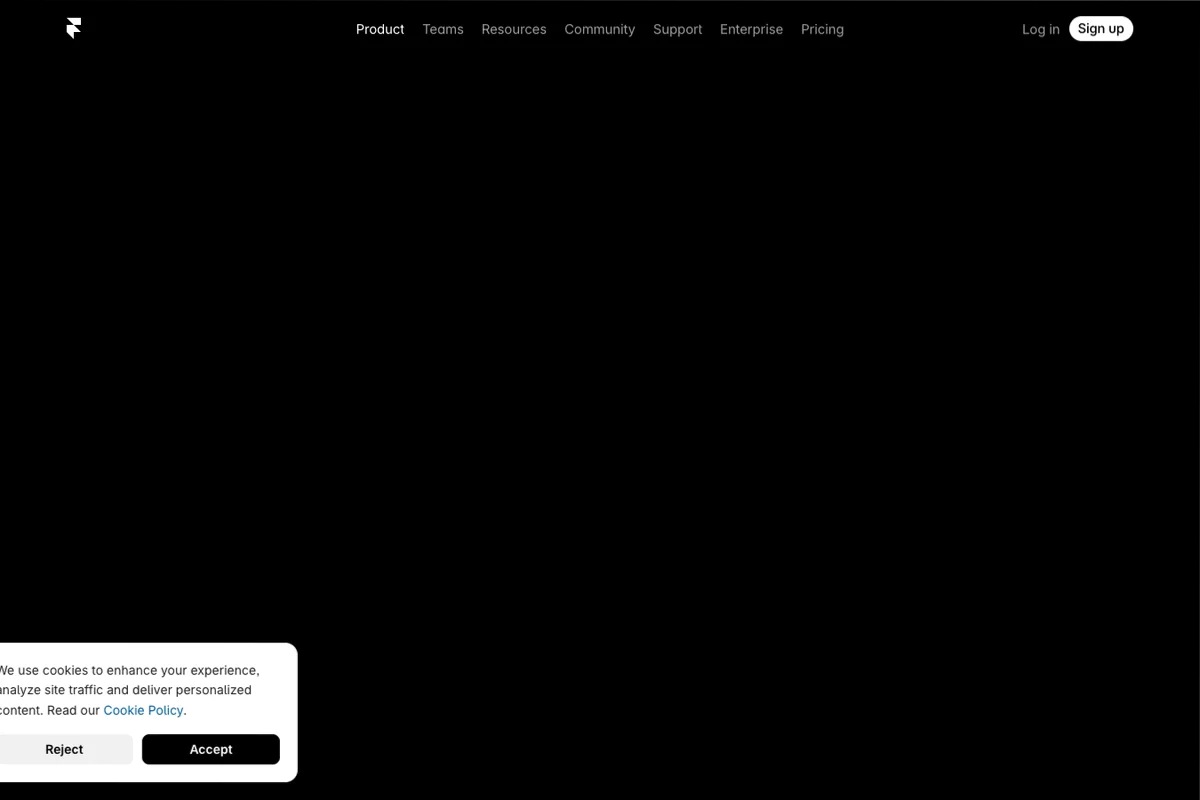 Interface de l'outil Framer AI - Avis et Test