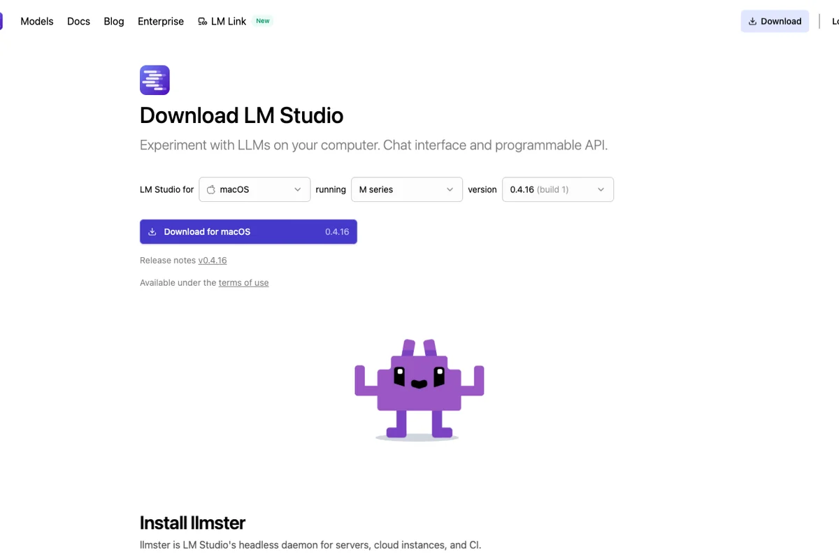 Interface de l'outil LM Studio - Avis et Test