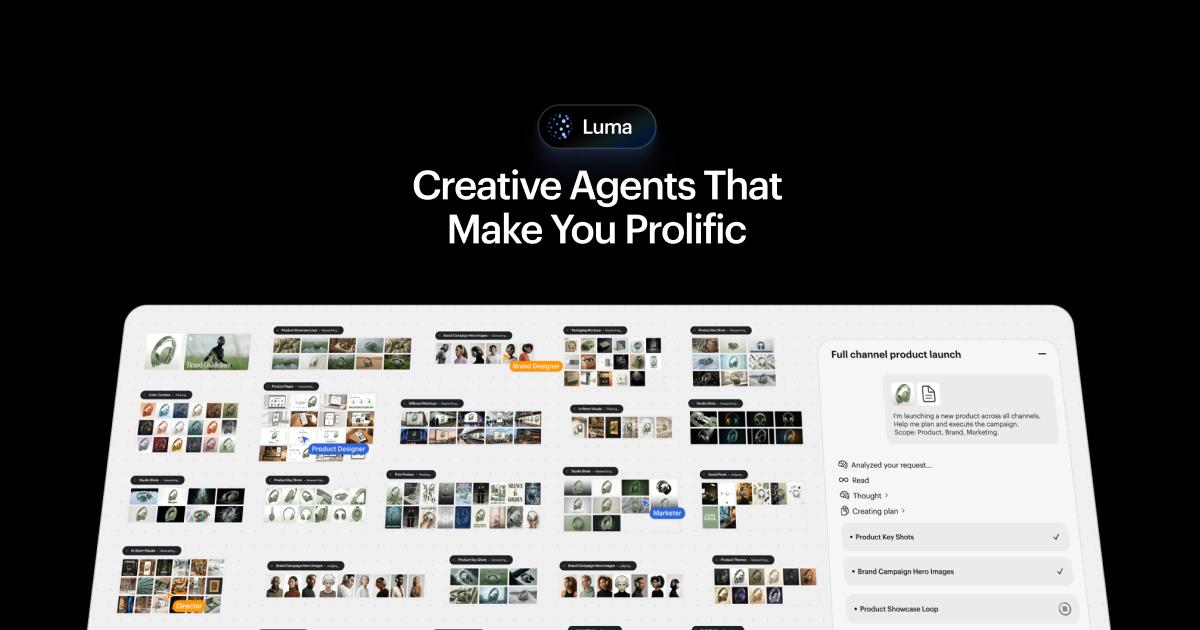 Visuel officiel de Luma Dream Machine présentant une création générée avec Ray