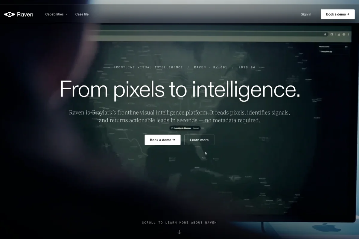 Interface de l'outil Raven - Avis et Test