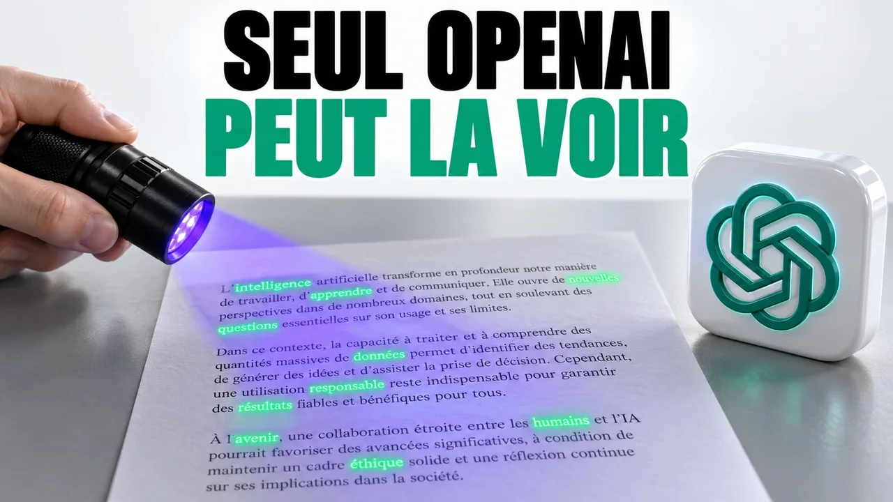 ChatGPT ajoute un watermark invisible : comment le supprimer ?