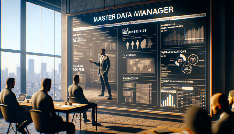 Master Data Manager: ພາລະບົດບາດ, ທັກສະ, ການຝຶກອົບຮົມແລະເງິນເດືອນ